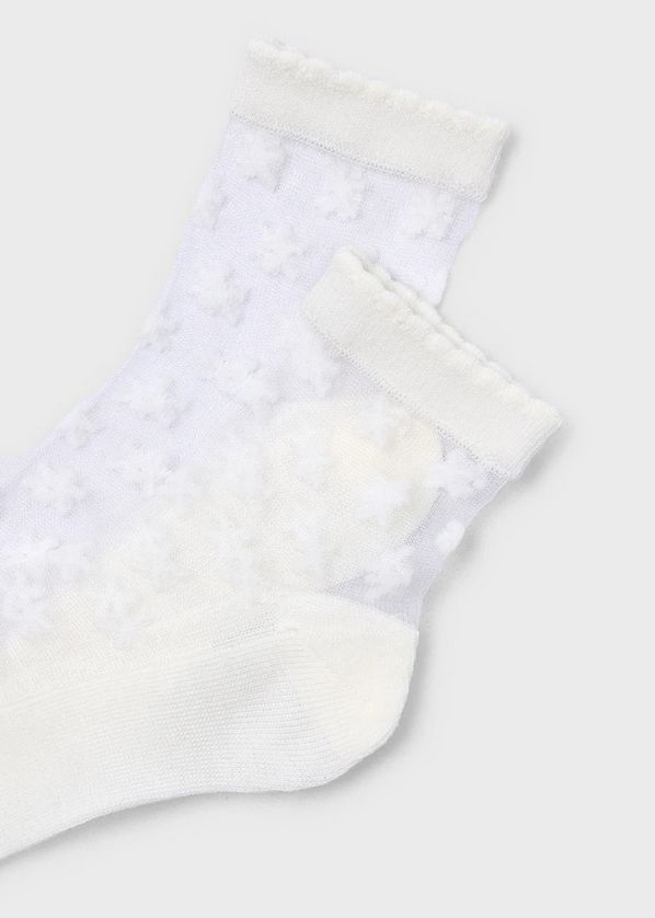 Mayoral 10186 Girl's Mesh Socks