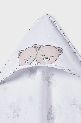 Mayoral 9118 Baby's Hooded Bear Bath Towel/CRUDO