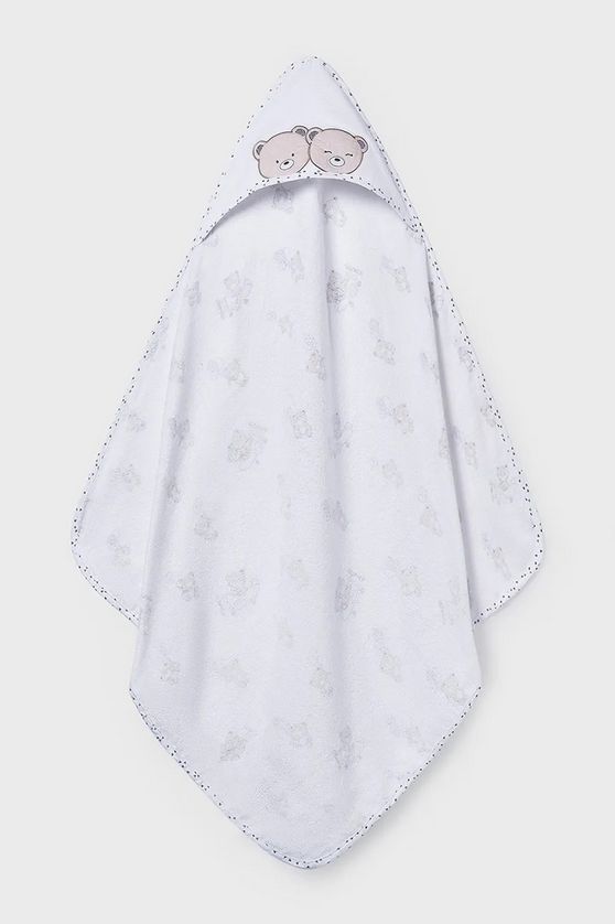 Mayoral 9118 Baby's Hooded Bear Bath Towel – Crudo