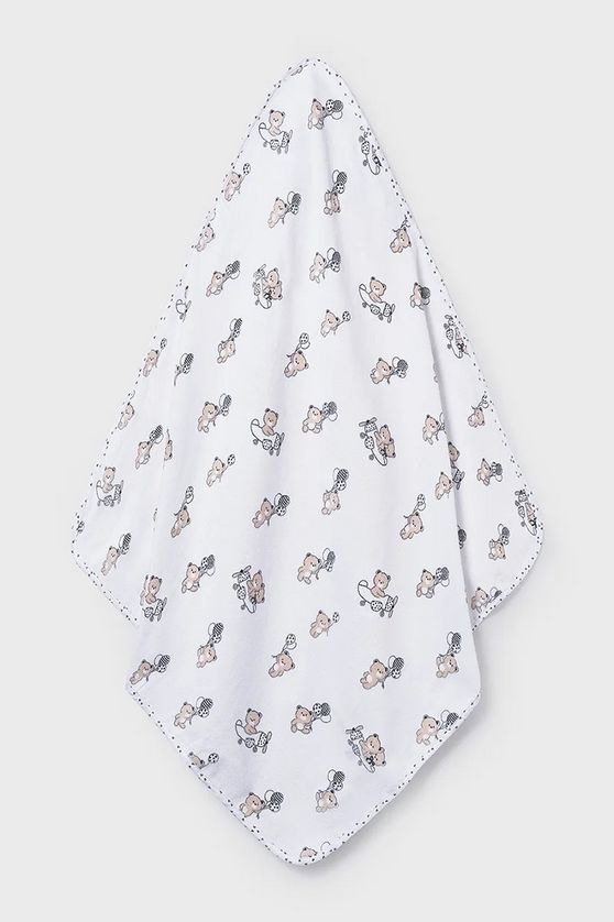 Mayoral 9118 Baby's Hooded Bear Bath Towel – Crudo