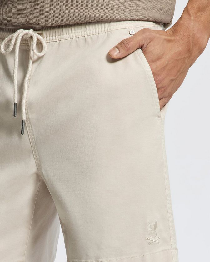 Psycho Bunny B6R584F200 Men's Willis Stretch Tencel Shorts