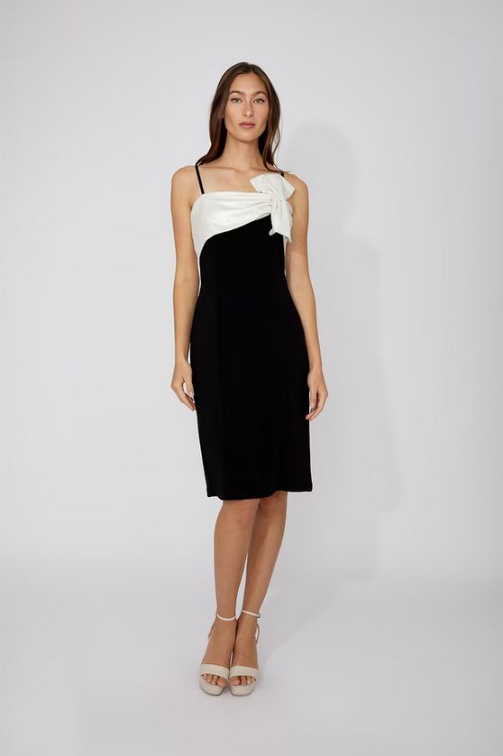 Frank Lyman 268100 Women's Knee-length Bodycon Dress – Black & Lt Gold