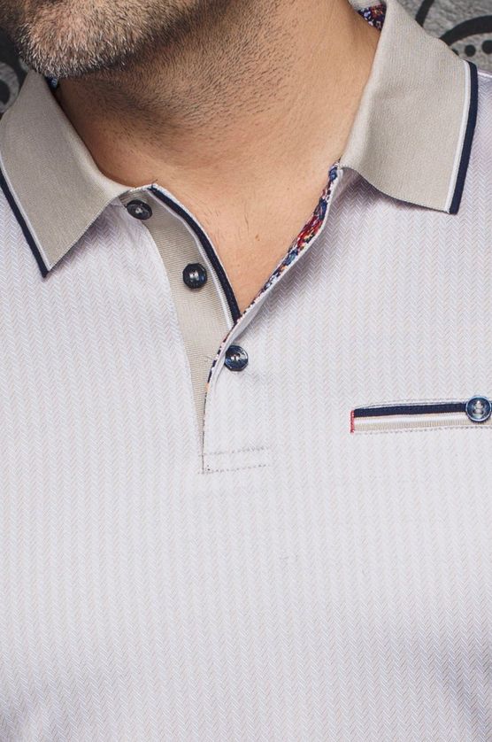 Au Noir MAYBERRY Men’s Printed Polo