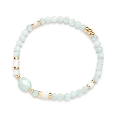 Beblue BBSURCREA-EB Gold Be Creative Sage Bead Bracelet - EVER BLOOM