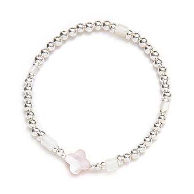 Beblue BBSGUAR-LM Silver Beaded Clover Bracelet – Love Me First