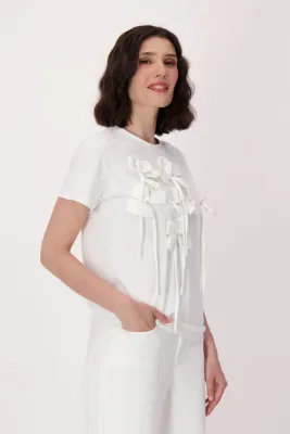 Spanner 226241 Stemmed Flower Aplique Top