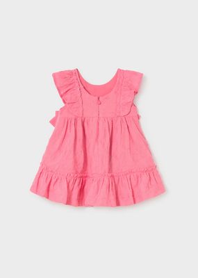 Mayoral 1915 Baby Girl Embroidered Floral Dress/ 
