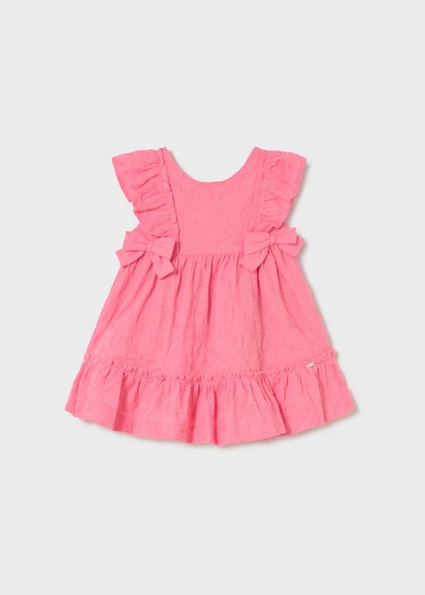Mayoral 1915 Baby Girl Embroidered Floral Dress/ 