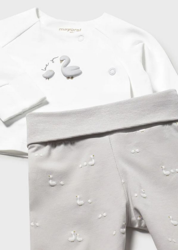 Mayoral 1506 Baby Long Sleeve Top Pants & Hat Set