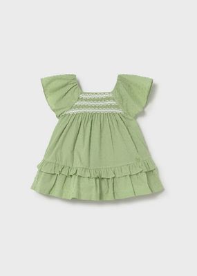 Mayoral 1912 Baby Girl's SL Swiss Dot Dress /