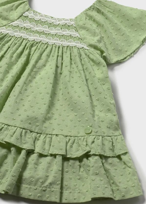 Mayoral 1912 Girl's SL Swiss Dot Dress