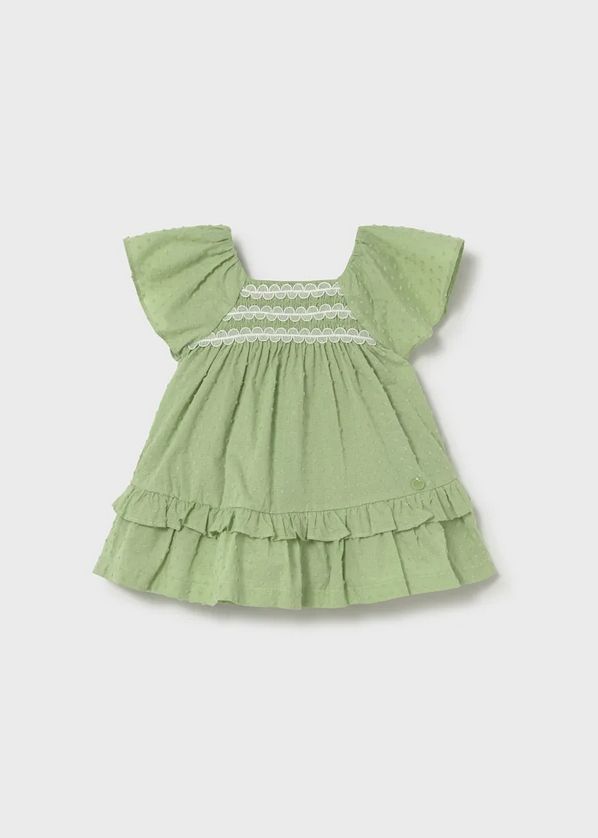 Mayoral 1912 Girl's SL Swiss Dot Dress