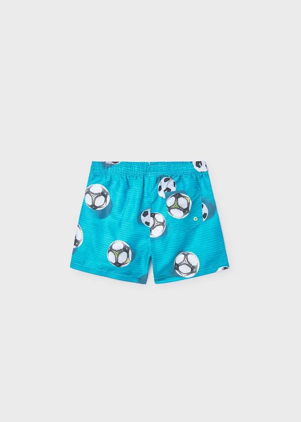 Mayoral 6692 Boy's Soccer Print Swim Shorts – Turquesa