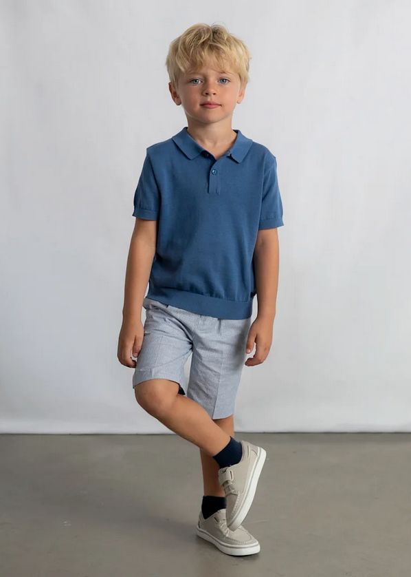 Mayoral 3106 Boys Knit Short Sleeve Polo