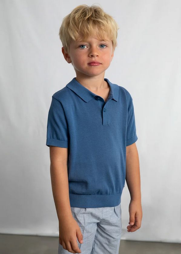 Mayoral 3106 Boys Knit Short Sleeve Polo