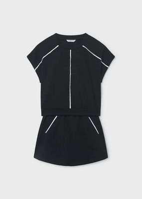 Mayoral 6919 S/s Sweater & Skirt Set/