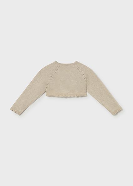Mayoral 306 Baby Girl L/s Scalopped Bolero