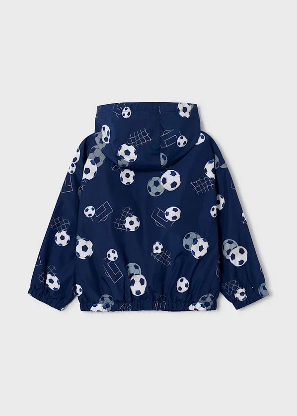 Mayoral 3446 Soccer Ball Print Windbreaker