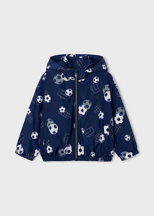 Mayoral 3446 Soccer Ball Print Windbreaker