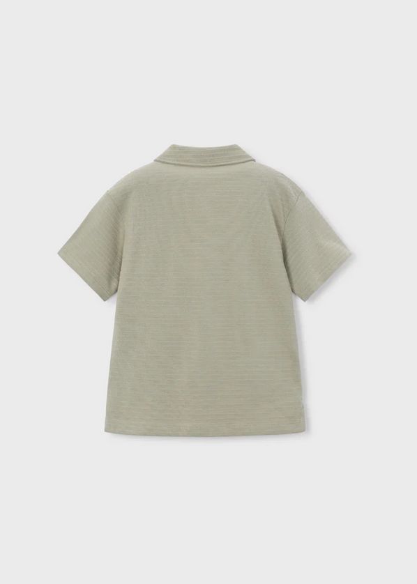 Mayoral 3105 Subtle Stripe Polo w/ Pocket