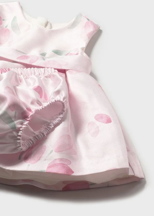 Mayoral 1881 Baby Girl Tulip Print Dress & Bloomer