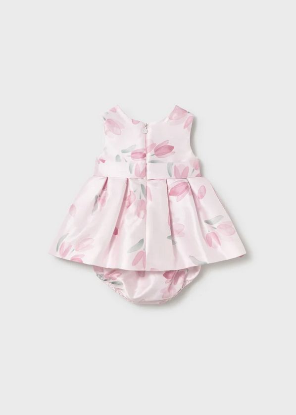 Mayoral 1881 Baby Girl Tulip Print Dress & Bloomer