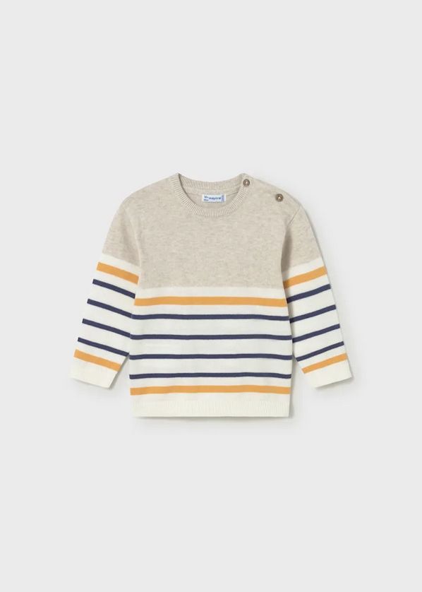 Mayoral 1309/549 Boy's Long Sleeve Stripe Sweater & Jean Set