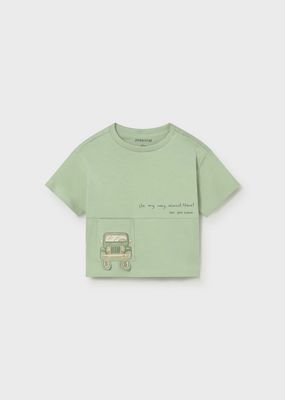 Mayoral 1005/1223 Boy's SS Stripe T-Shirt & Short Set/