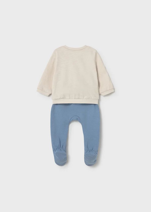 Mayoral 1599 Baby Long Sleeve Elephant Top & Footsie Set