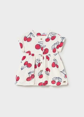 Mayoral 1921 Girl SS Cherry Print Dress/