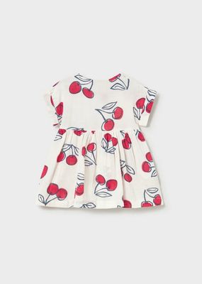 Mayoral 1921 Girl SS Cherry Print Dress/