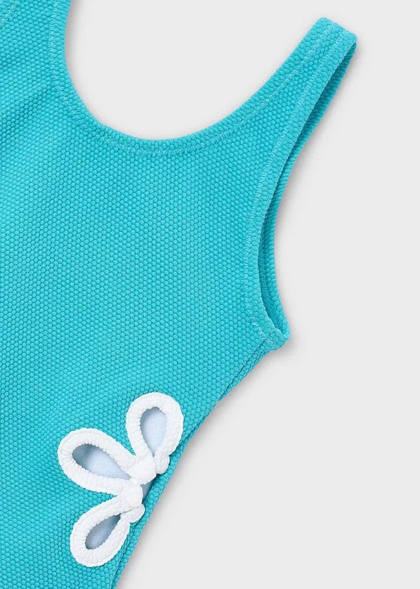 Mayoral 3736 Girl's One Piece Cut Out Swimsuit