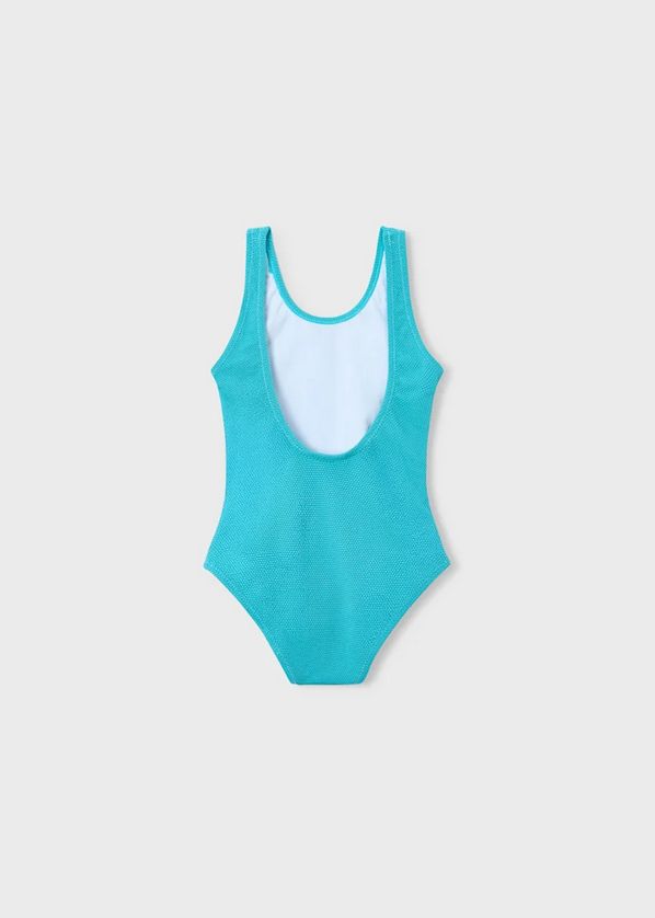 Mayoral 3736 Girl's One Piece Cut Out Swimsuit