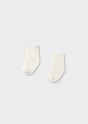 Mayoral 9050 Baby's Cable Knit Socks Gift Box Set 2PC/