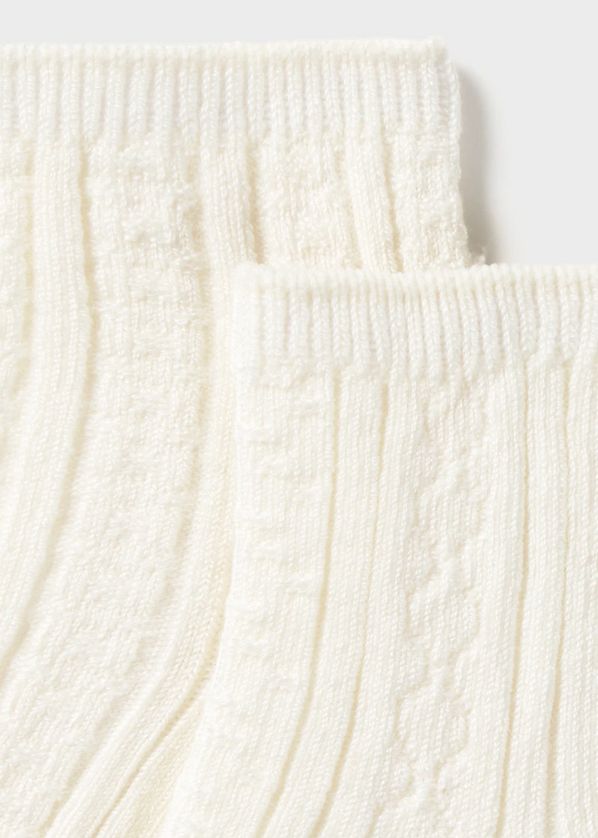 Mayoral 9050 Baby's Cable Knit Socks Gift Box Set 2PC