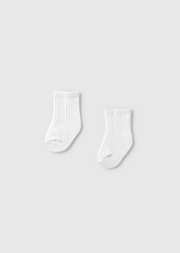 Mayoral 9050 Baby's Cable Knit Socks Gift Box Set 2PC