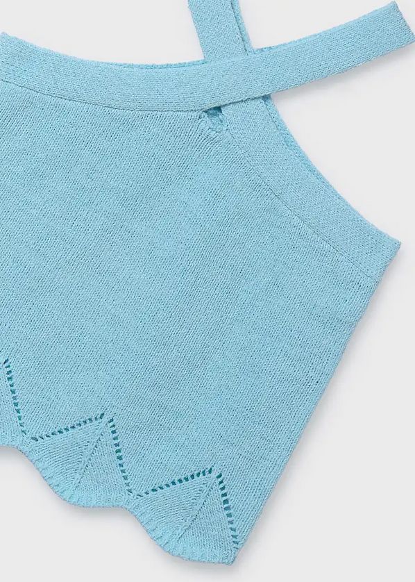 Mayoral 6024 Girl's Youth Knit Halter Top – Agua