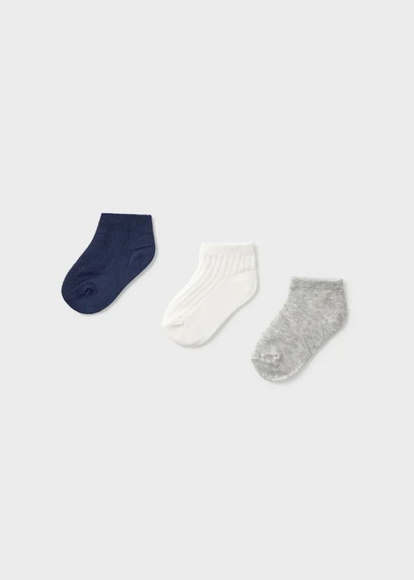 Mayoral 10136 Boy's Junior Basic Socks Set 3PC