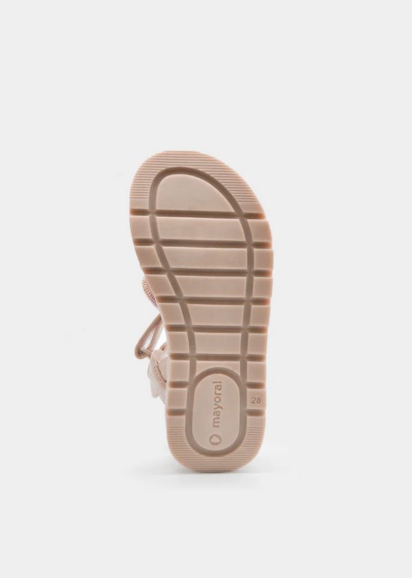 Mayoral 45.738 Girl's Rhinestone Detail Open Toe Sandals