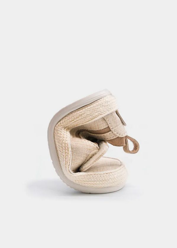 Mayoral 41.793 Baby's Basic Velcro Closure Linen Fabric Shoes