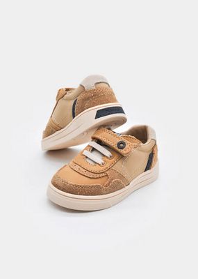 Mayoral 41.761 Boy's Casual Velcro Closure & Suede Sneakers/