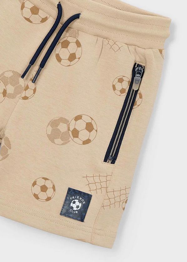 Mayoral 3209 Boy's Jr Soccer Ball Shorts – Beige