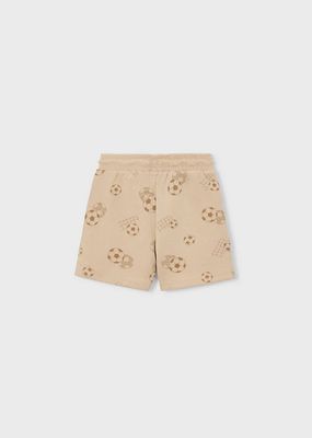 Mayoral 3209 Boy's Jr Soccer Ball Shorts / BEIGE