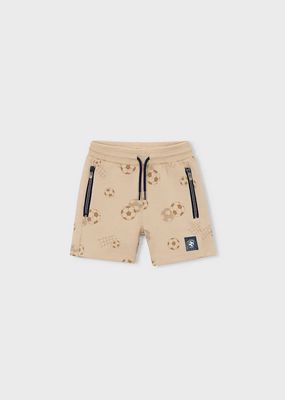 Mayoral 3209 Boy's Jr Soccer Ball Shorts / BEIGE