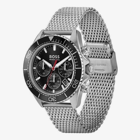 BOSS 1514324 Men's Stainless Steel Black Dial Watch