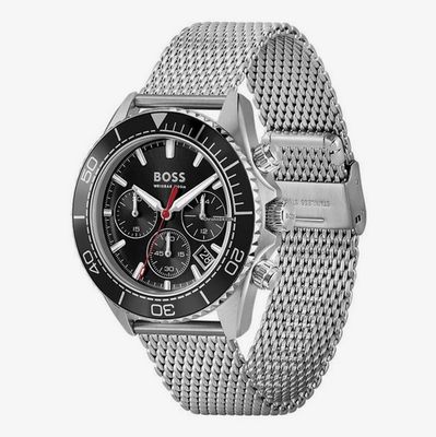 BOSS 1514324  Men's Stainless Steel Black Dial Watch