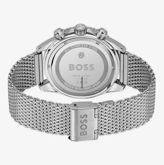BOSS 1514324 Men's Stainless Steel Black Dial Watch