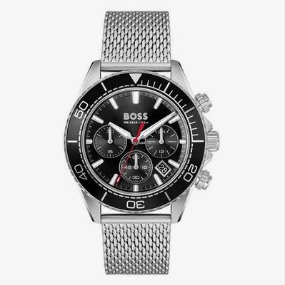 BOSS 1514324  Men's Stainless Steel Black Dial Watch