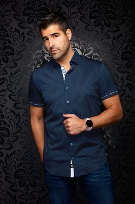 Au Noir ROSEFIELD Men's SS Dress Shirt/
