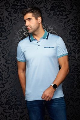 Au Noir MOJAVE Men's SS Pattern Dress Polo/